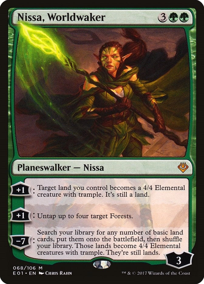 Nissa, Worldwaker (68) (Archenemy: Nicol Bolas)