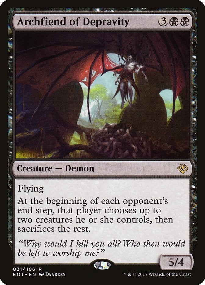 Archfiend of Depravity (31) (Archenemy: Nicol Bolas)