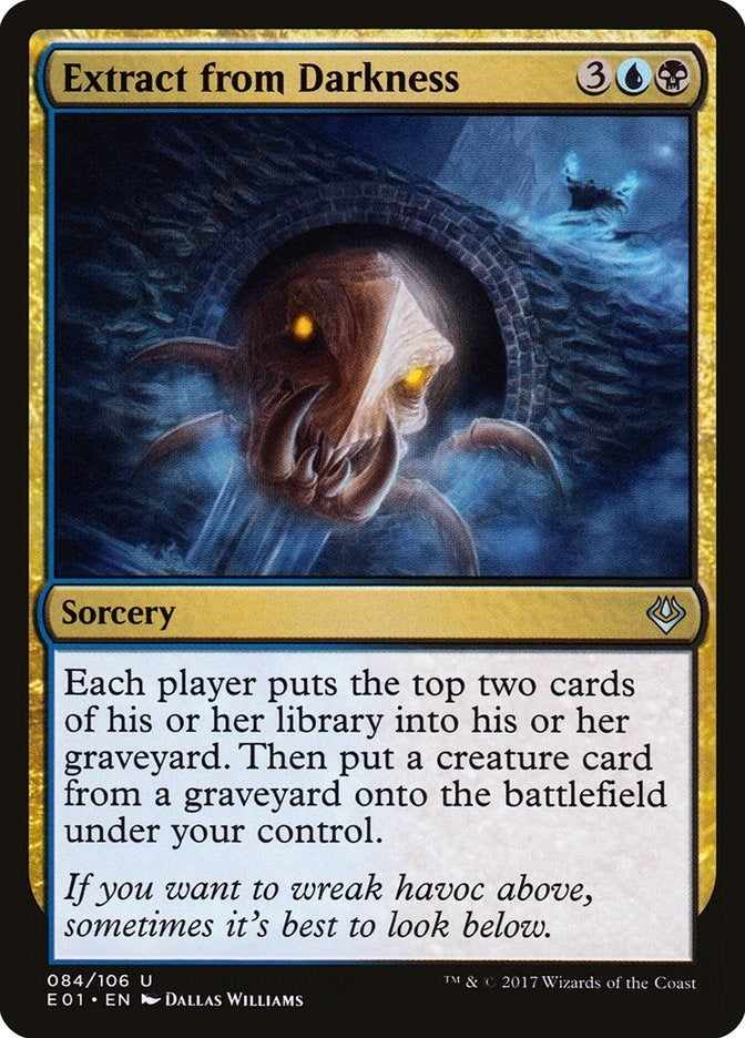 Extract from Darkness (84) (Archenemy: Nicol Bolas)