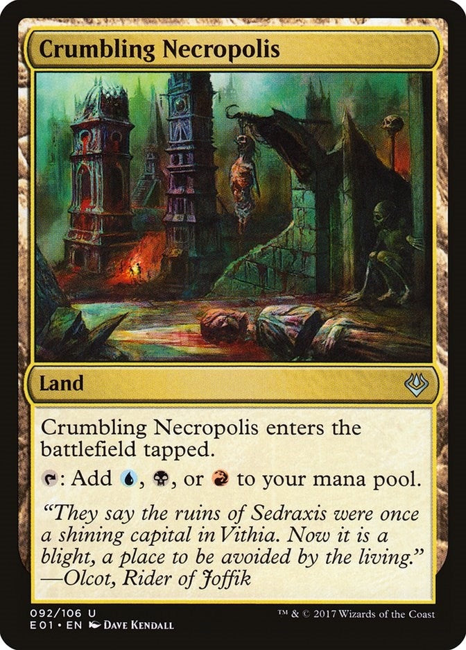 Crumbling Necropolis (92) (Archenemy: Nicol Bolas)