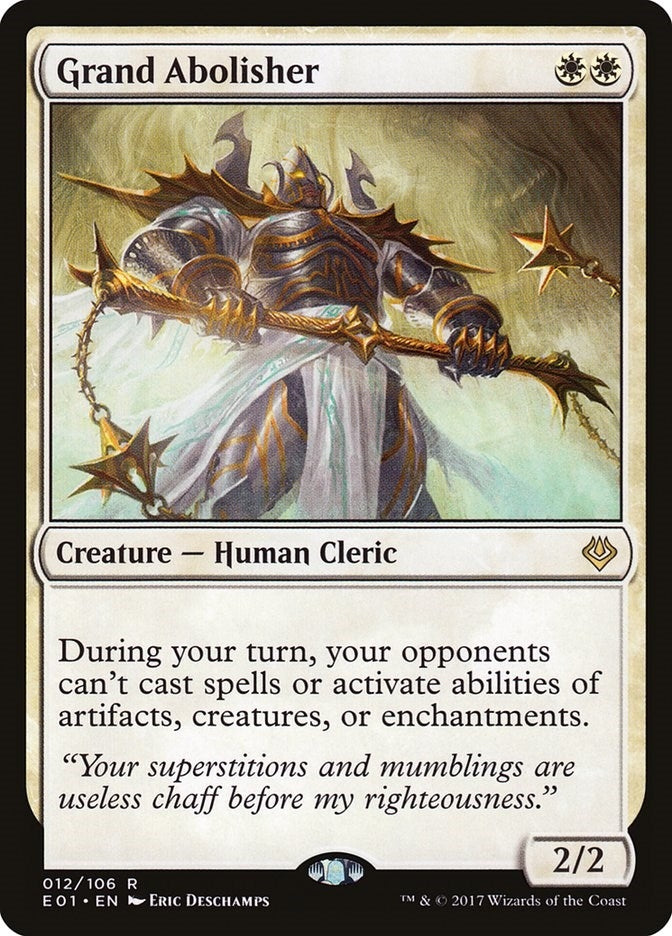 Grand Abolisher (12) (Archenemy: Nicol Bolas)