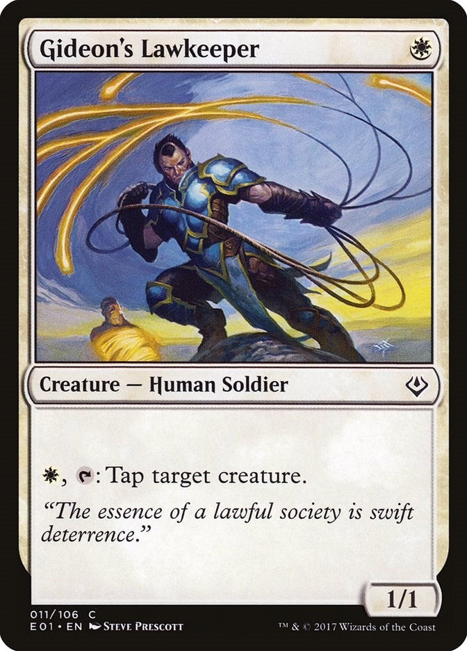 Gideon's Lawkeeper (11) (Archenemy: Nicol Bolas)