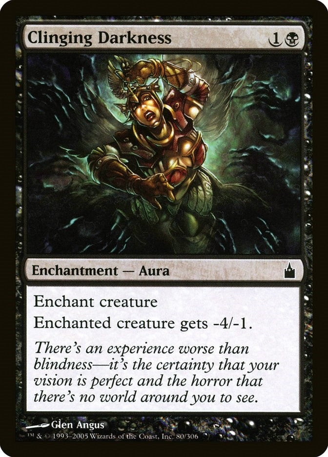 Clinging Darkness (80) (Ravnica: City of Guilds)