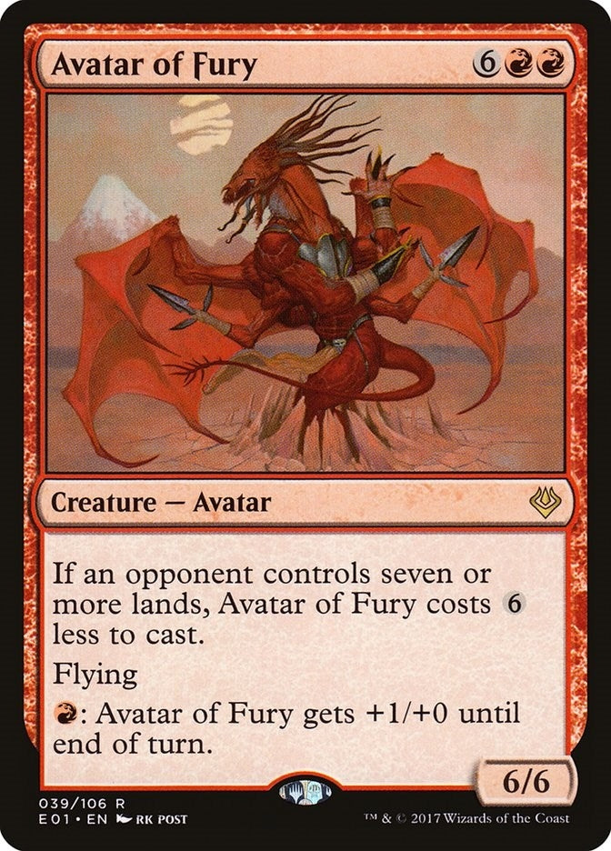 Avatar of Fury (39) (Archenemy: Nicol Bolas)