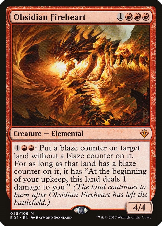 Obsidian Fireheart (55) (Archenemy: Nicol Bolas)