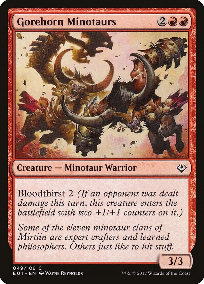 Gorehorn Minotaurs (49) (Archenemy: Nicol Bolas)