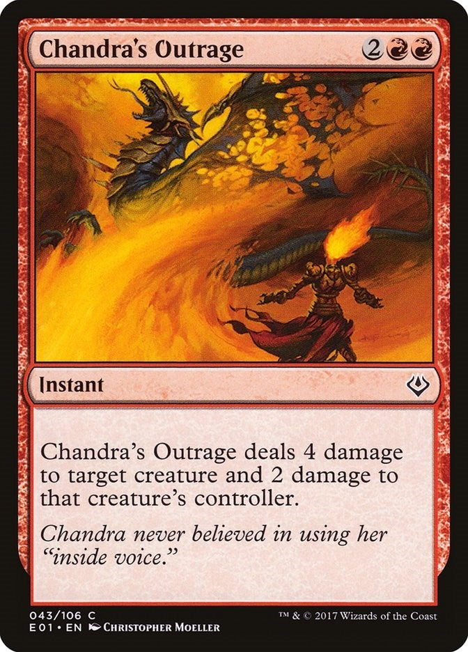 Chandra's Outrage (43) (Archenemy: Nicol Bolas)