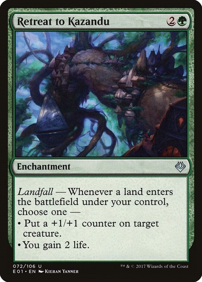 Retreat to Kazandu (72) (Archenemy: Nicol Bolas)