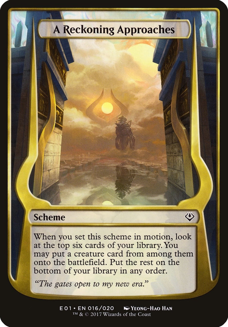 A Reckoning Approaches (Archenemy: Nicol Bolas) (16) (Oversize Cards)