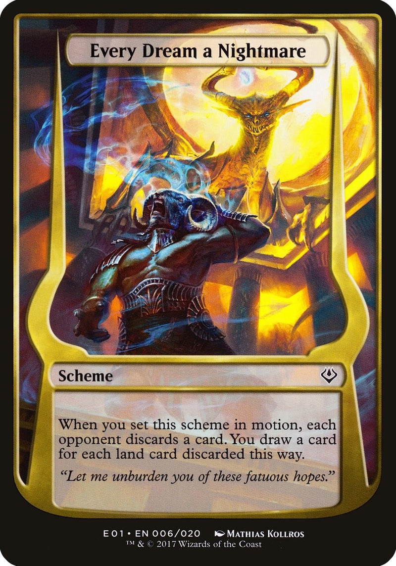 Every Dream a Nightmare (Archenemy: Nicol Bolas) (6) (Oversize Cards)