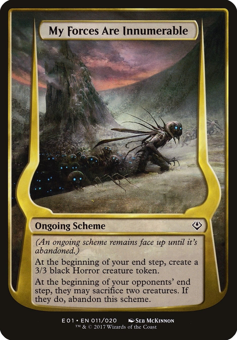 My Forces Are Innumerable (Archenemy: Nicol Bolas) (11) (Oversize Cards)
