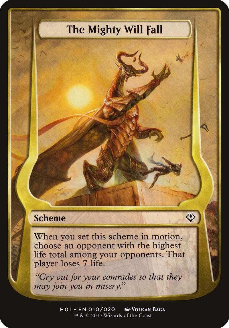 The Mighty Will Fall (Archenemy: Nicol Bolas) (15) (Oversize Cards)