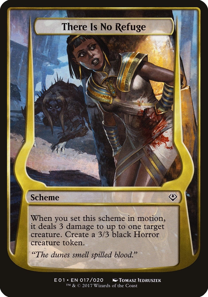 There Is No Refuge (Archenemy: Nicol Bolas) (17) (Oversize Cards)