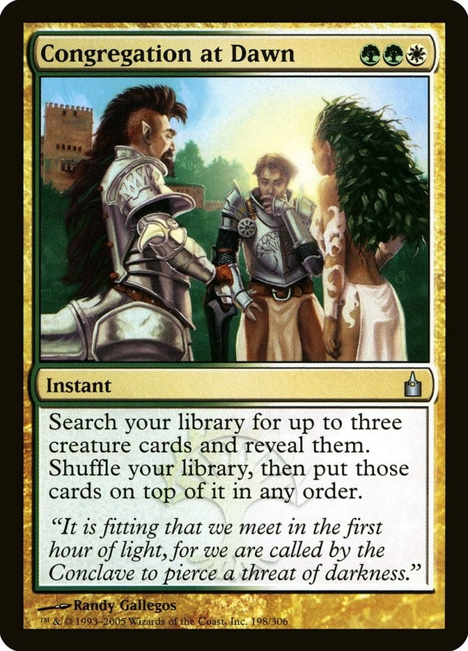 Congregation at Dawn (198) (Ravnica: City of Guilds)