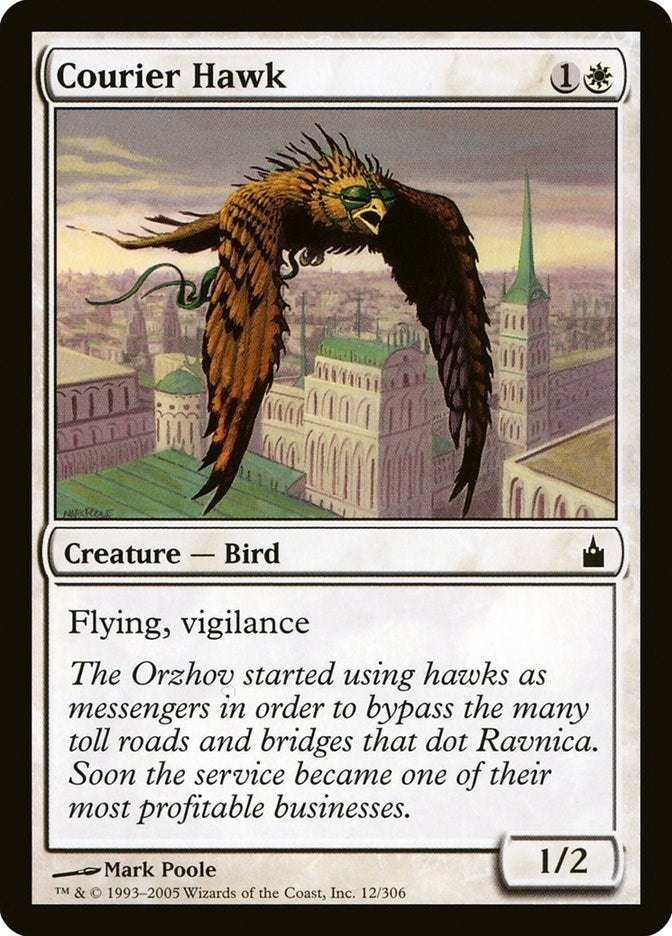 Courier Hawk (12) (Ravnica: City of Guilds)