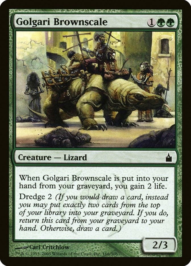 Golgari Brownscale (166) (Ravnica: City of Guilds)