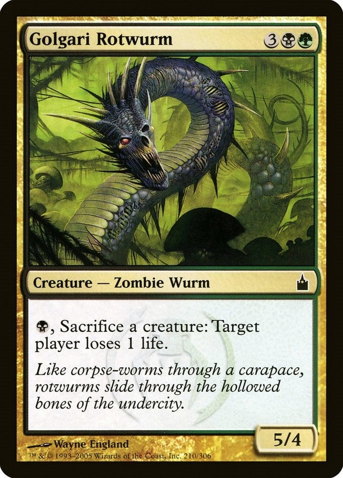 Golgari Rotwurm (210) (Ravnica: City of Guilds)