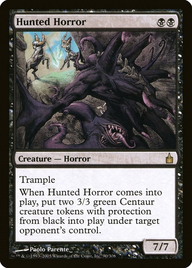 Hunted Horror (90) (Ravnica: City of Guilds)