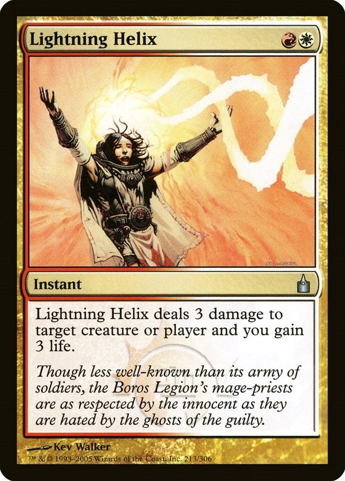 Lightning Helix (213) (Ravnica: City of Guilds)