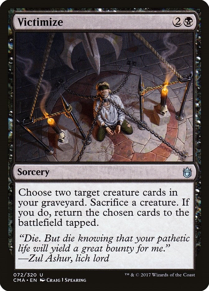 Image for Victimize (72) - Magic: The Gathering