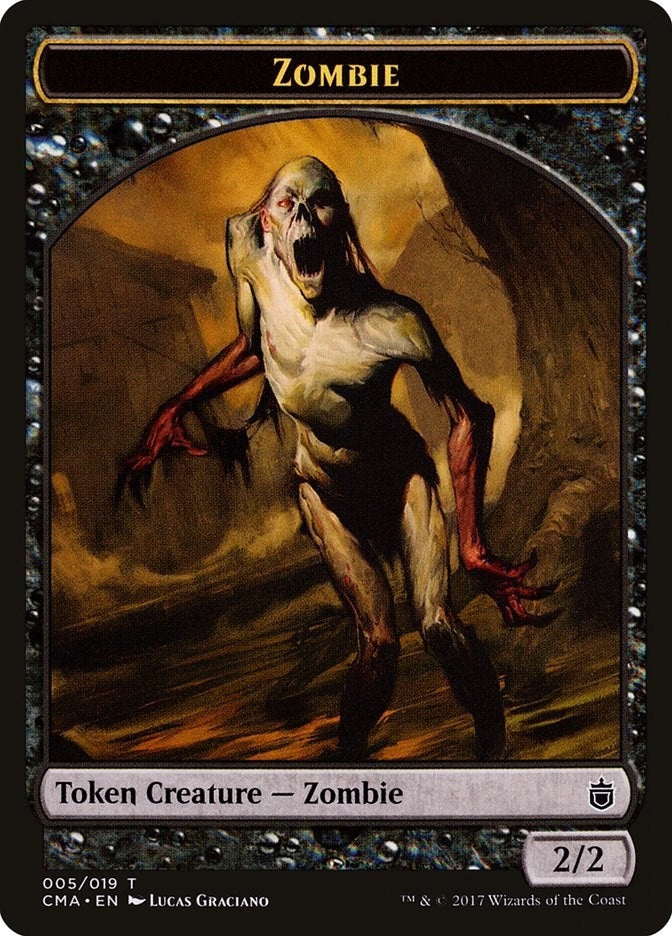 Image for Zombie Token (005) (5) - Magic: The Gathering