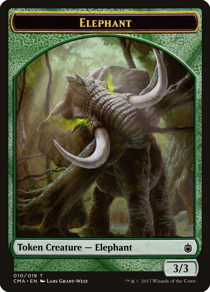 Elephant Token (010) (10) (Commander Anthology)