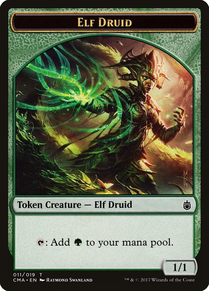 Elf Druid Token (011) (11) (Commander Anthology)