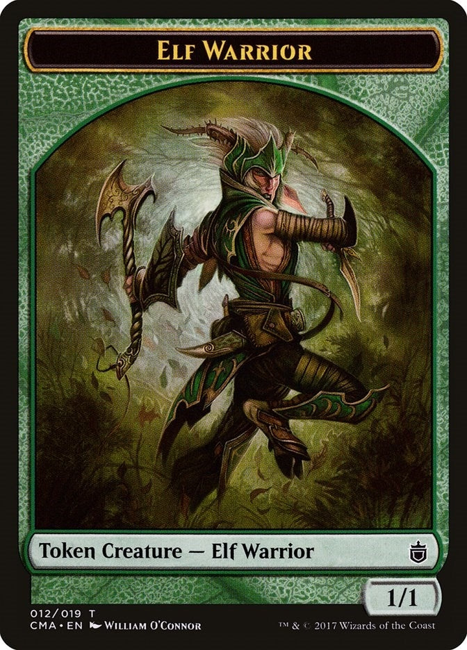 Elf Warrior Token (012) (12) (Commander Anthology)