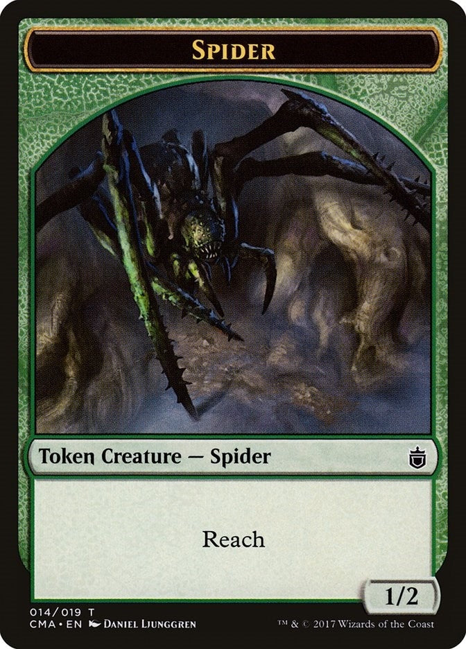 Spider Token (014) (14) (Commander Anthology)