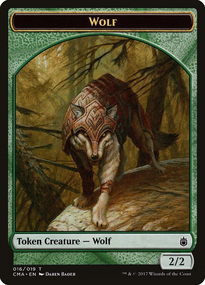 Image for Wolf Token (016) (16) - Magic: The Gathering