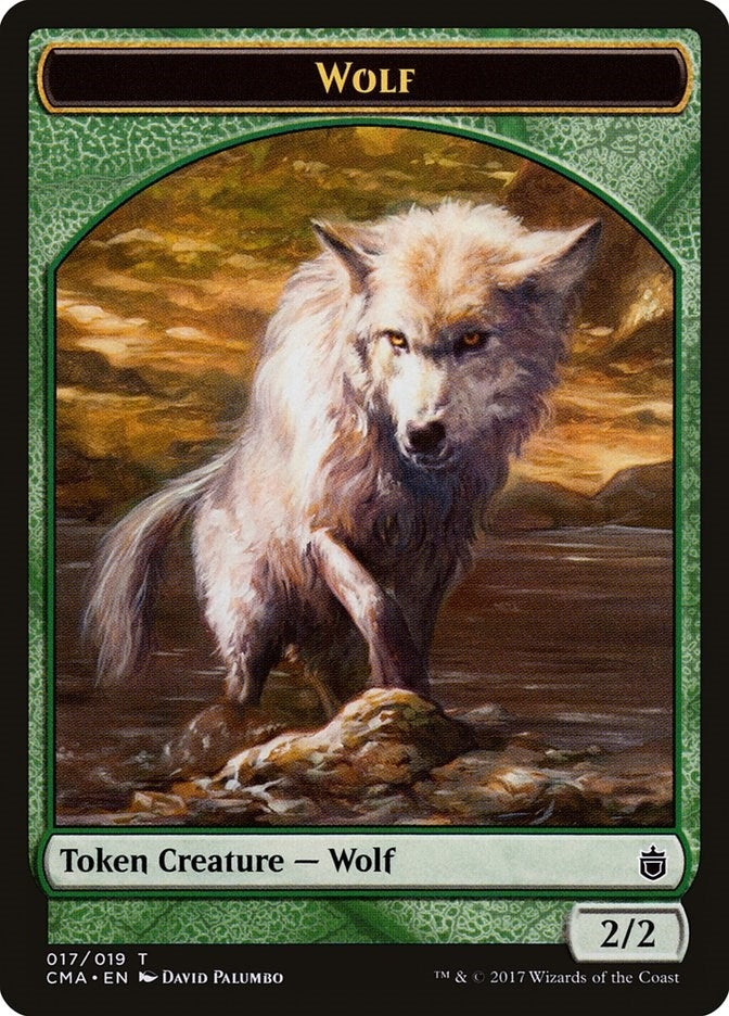 Image for Wolf Token (017) (17) - Magic: The Gathering