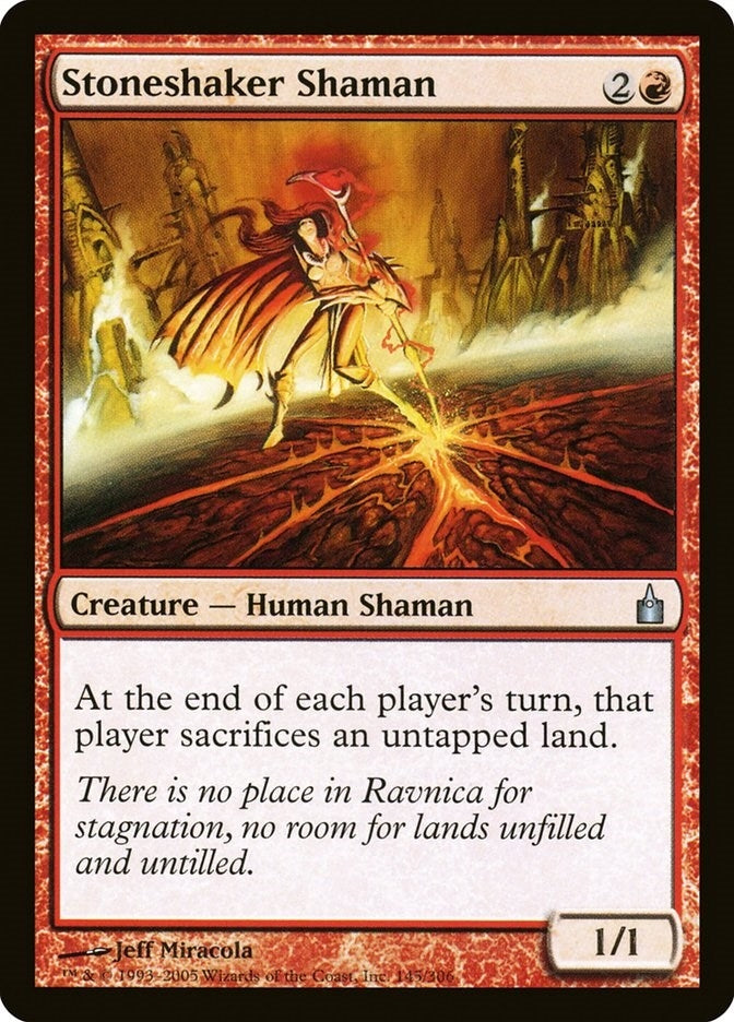 Stoneshaker Shaman (145) (Ravnica: City of Guilds)