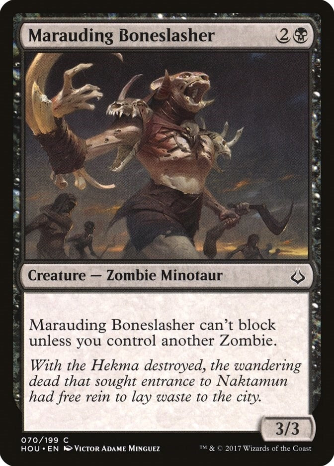Marauding Boneslasher (70) (Hour of Devastation)