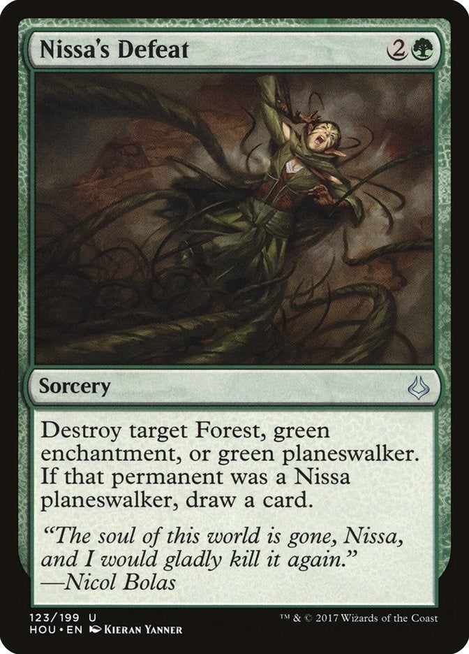 Nissa's Defeat (123) (Hour of Devastation)
