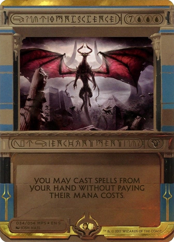 Omniscience (34) (Masterpiece Series: Amonkhet Invocations)