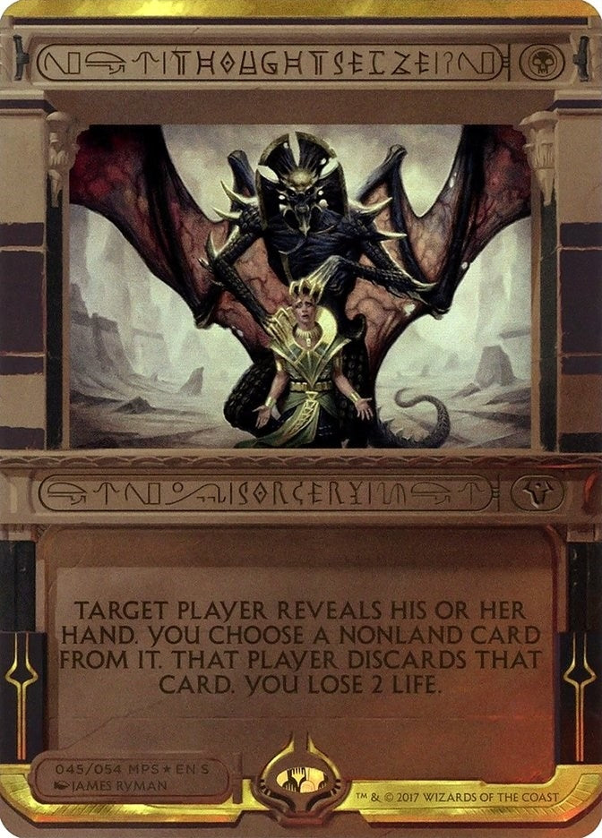 Thoughtseize (45) (Masterpiece Series: Amonkhet Invocations)