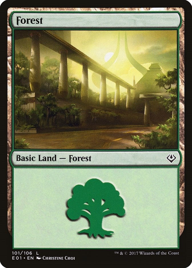 Forest (101) (101) (Archenemy: Nicol Bolas)