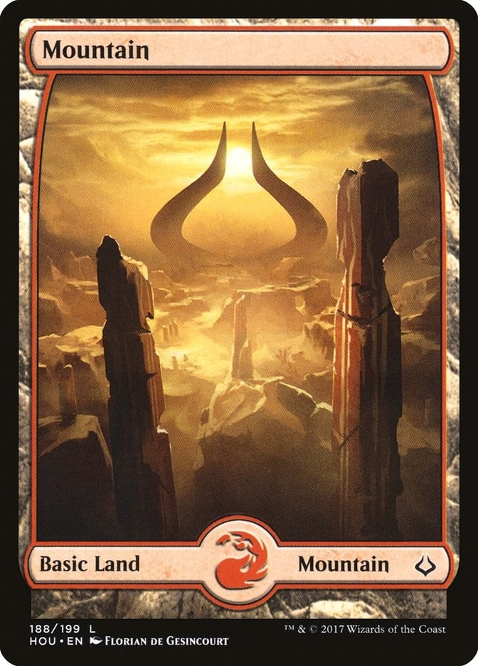 Mountain (188) - Full Art (188) (Hour of Devastation)