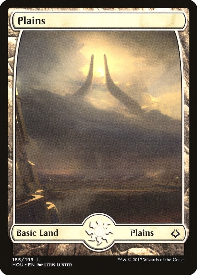 Plains (185) - Full Art (185) (Hour of Devastation)