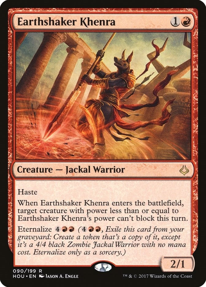 Earthshaker Khenra (90) (Hour of Devastation)