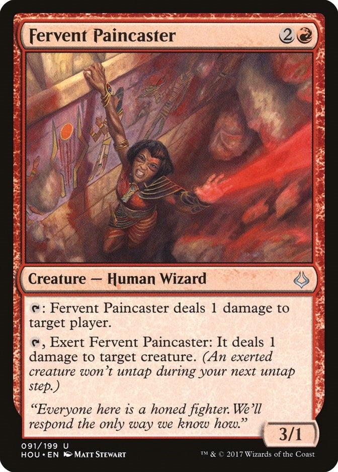 Fervent Paincaster (91) (Hour of Devastation)