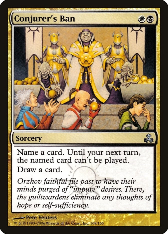 Conjurer's Ban (108) (Guildpact)