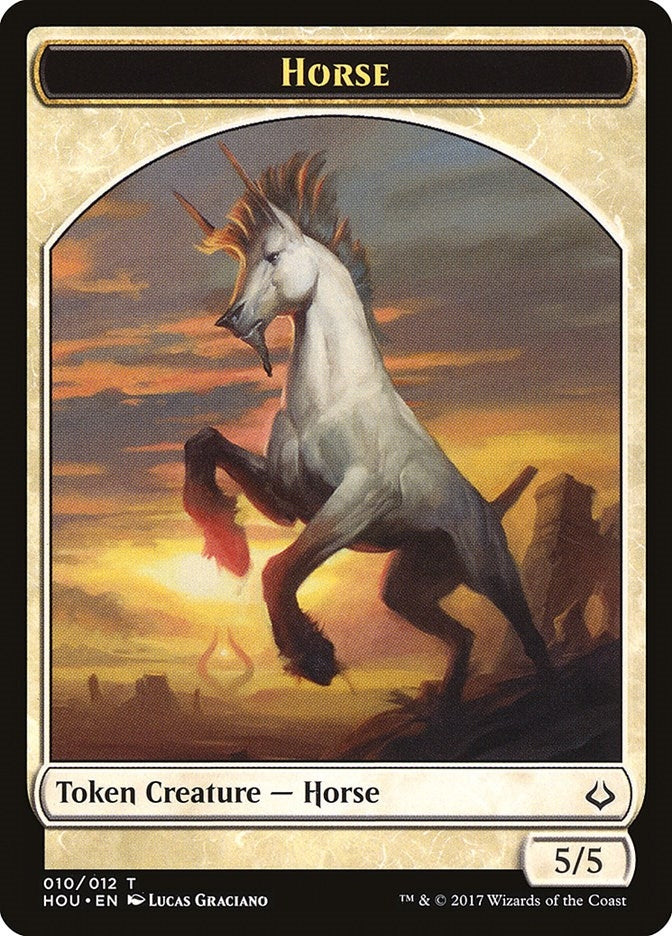 Horse Token (10) (Hour of Devastation)