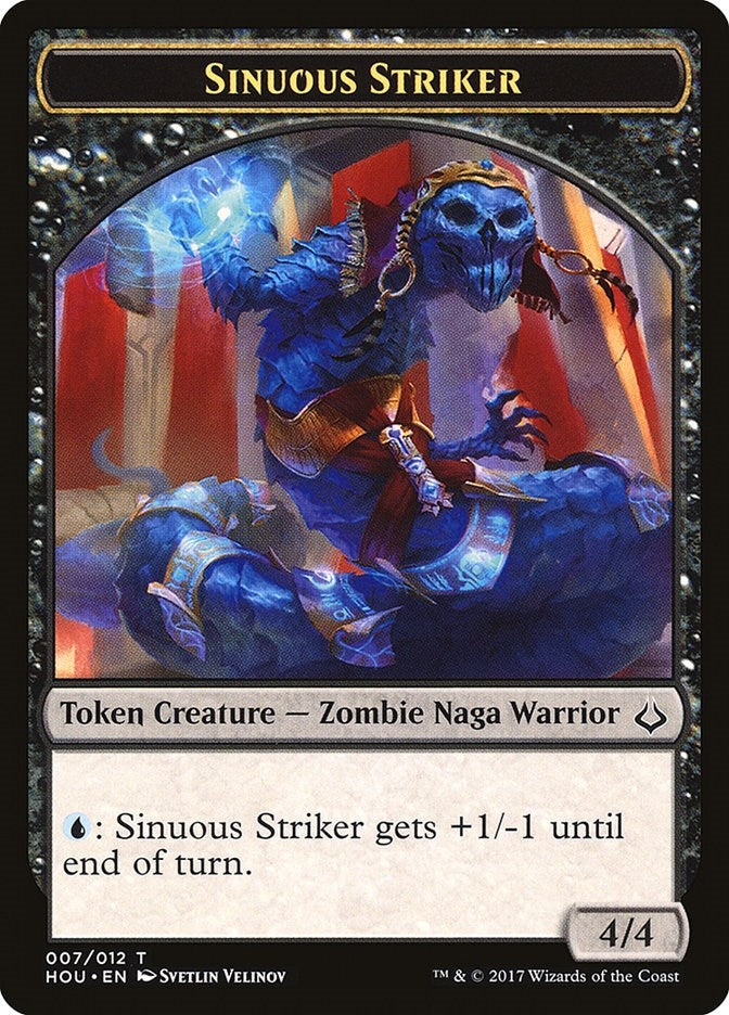 Sinuous Striker Token (7) (Hour of Devastation)