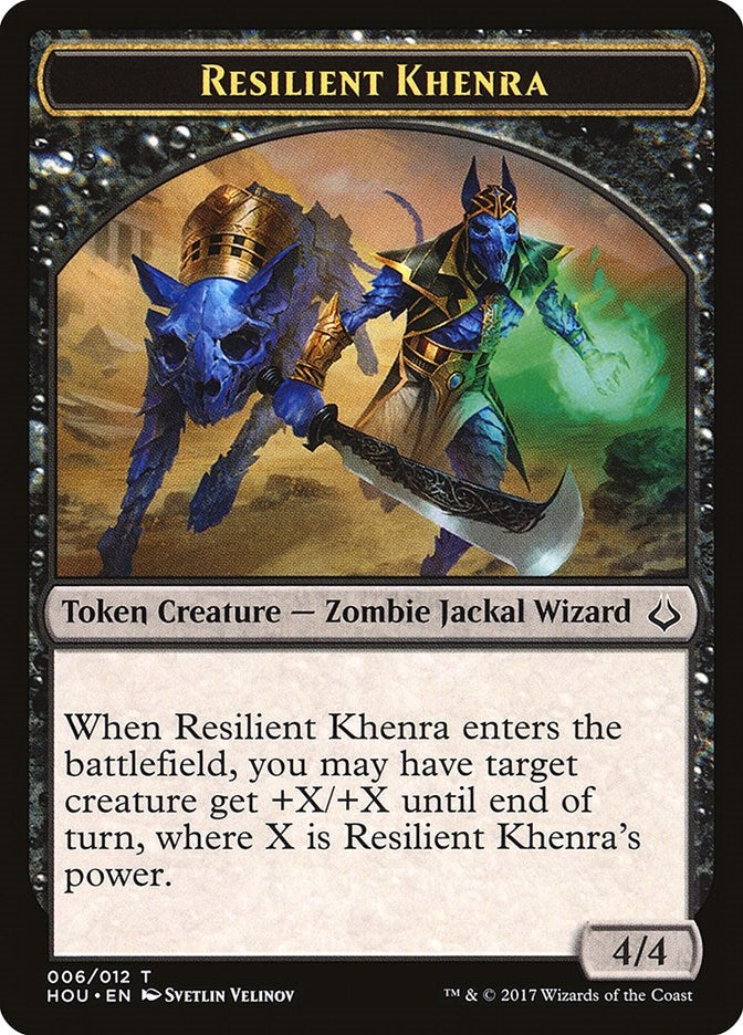 Resilient Khenra Token (6) (Hour of Devastation)