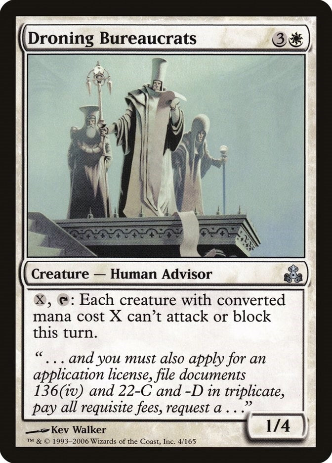 Droning Bureaucrats (4) (Guildpact)