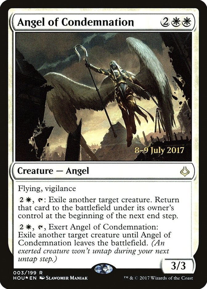 Angel of Condemnation (3) (Prerelease Cards)