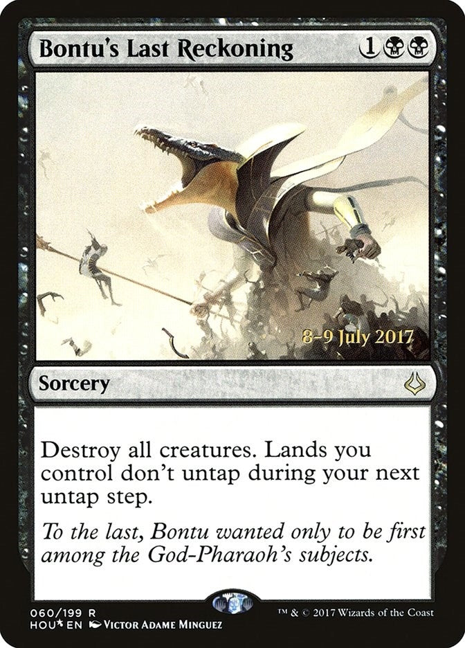 Bontu's Last Reckoning (60) (Prerelease Cards)