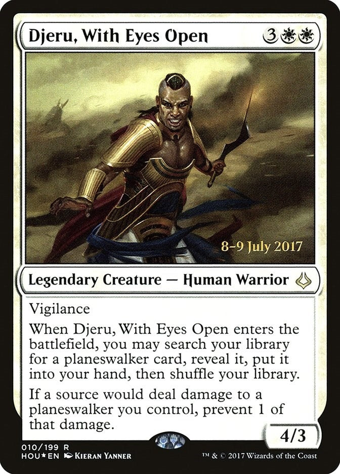 Djeru, With Eyes Open (10) (Prerelease Cards)