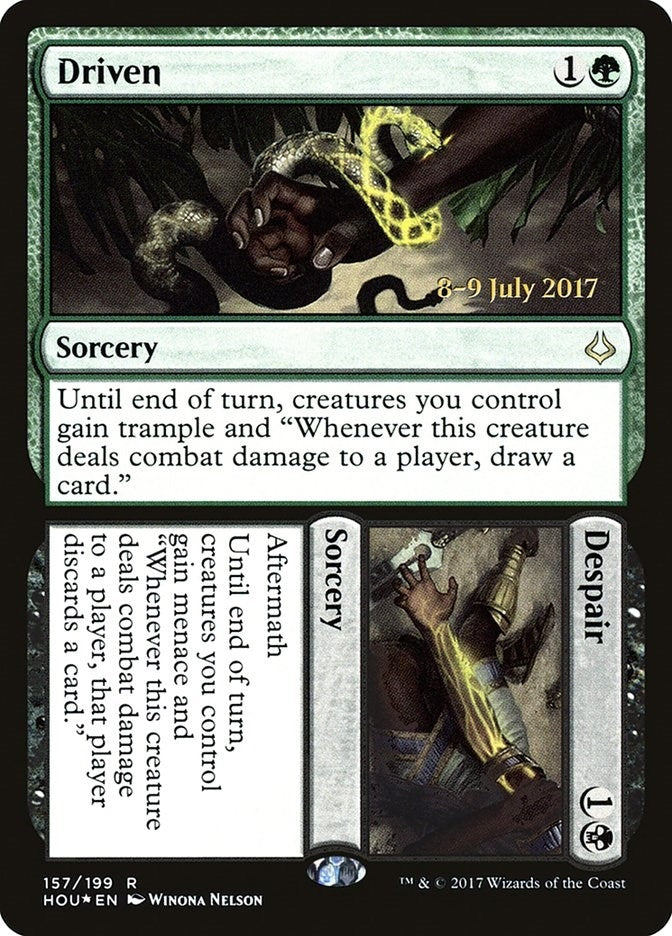 Driven // Despair (157) (Prerelease Cards)